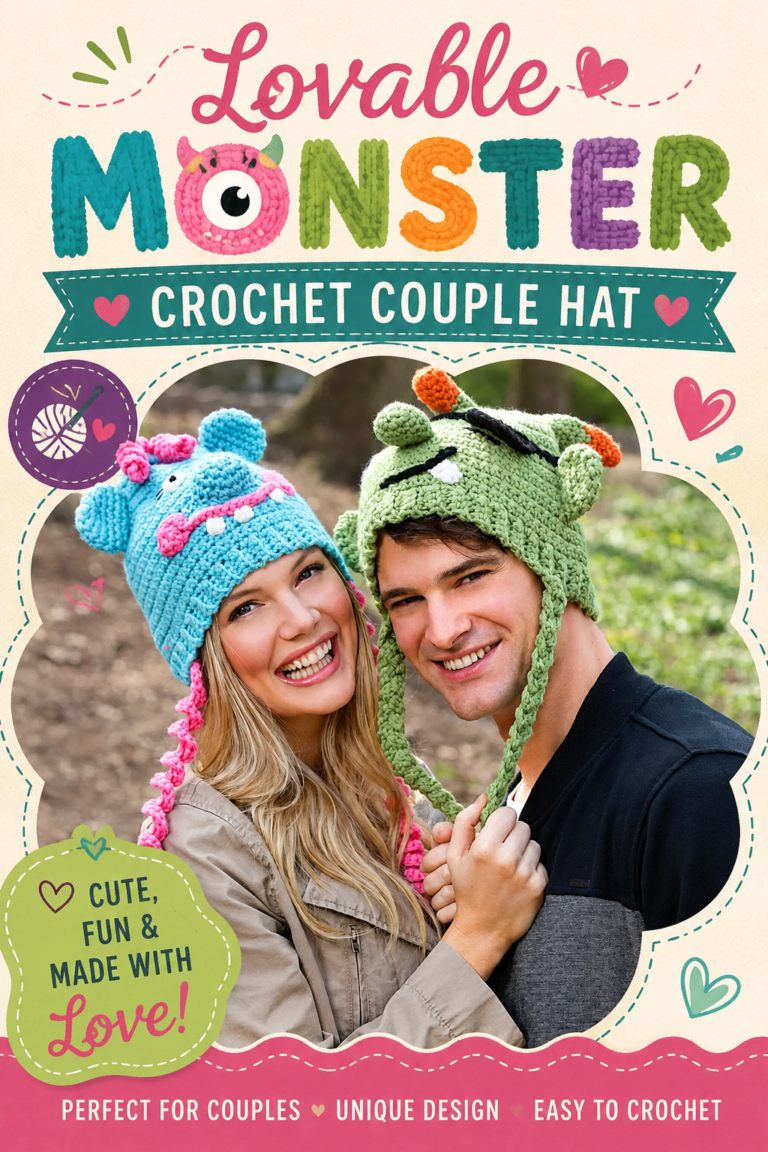 Crochet Lovable Monster Hats