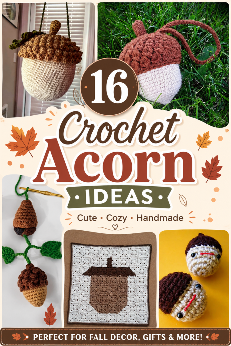 Acorn Free Crochet Patterns