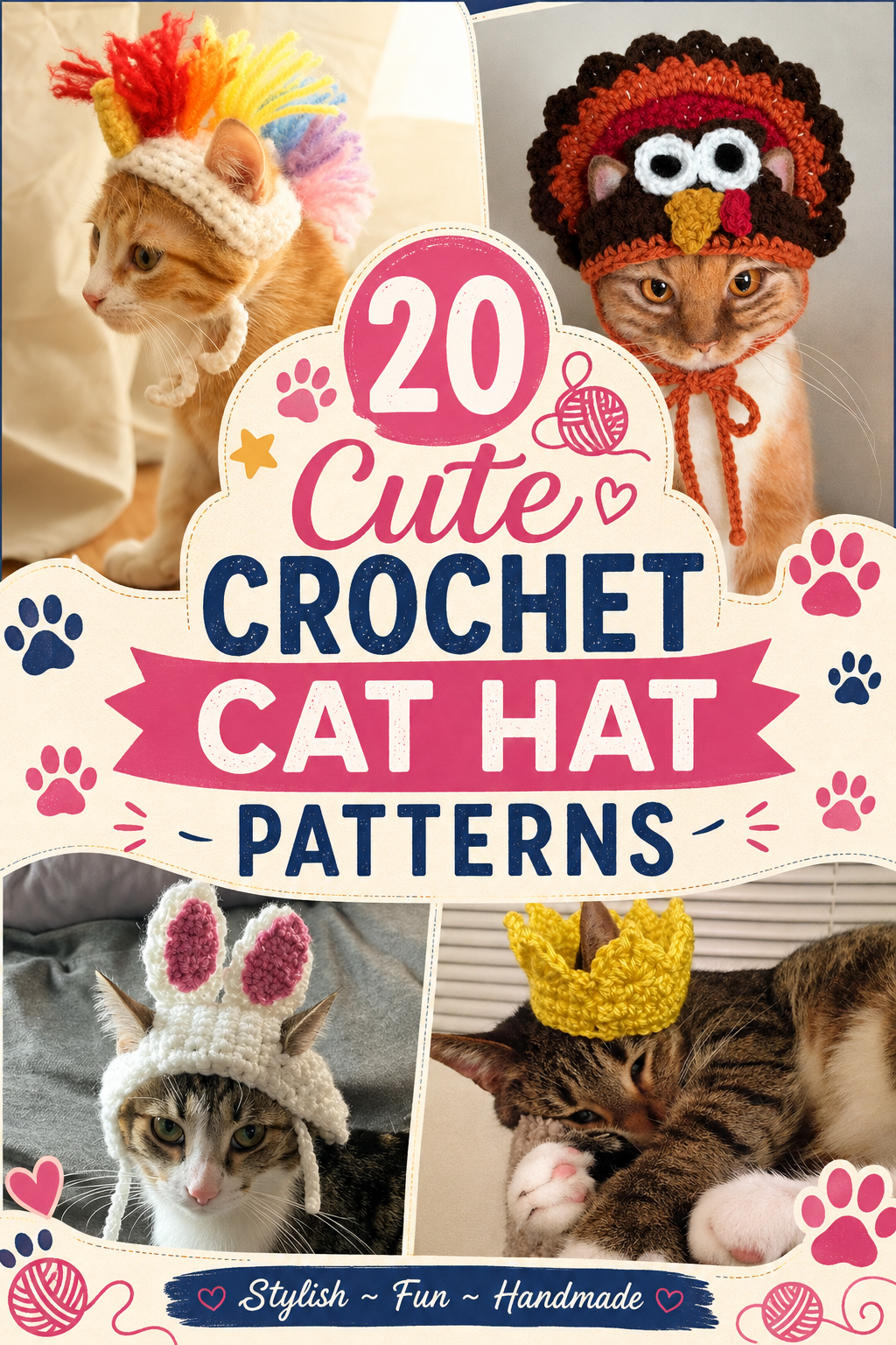 Cute Crochet Cat Hat Patterns