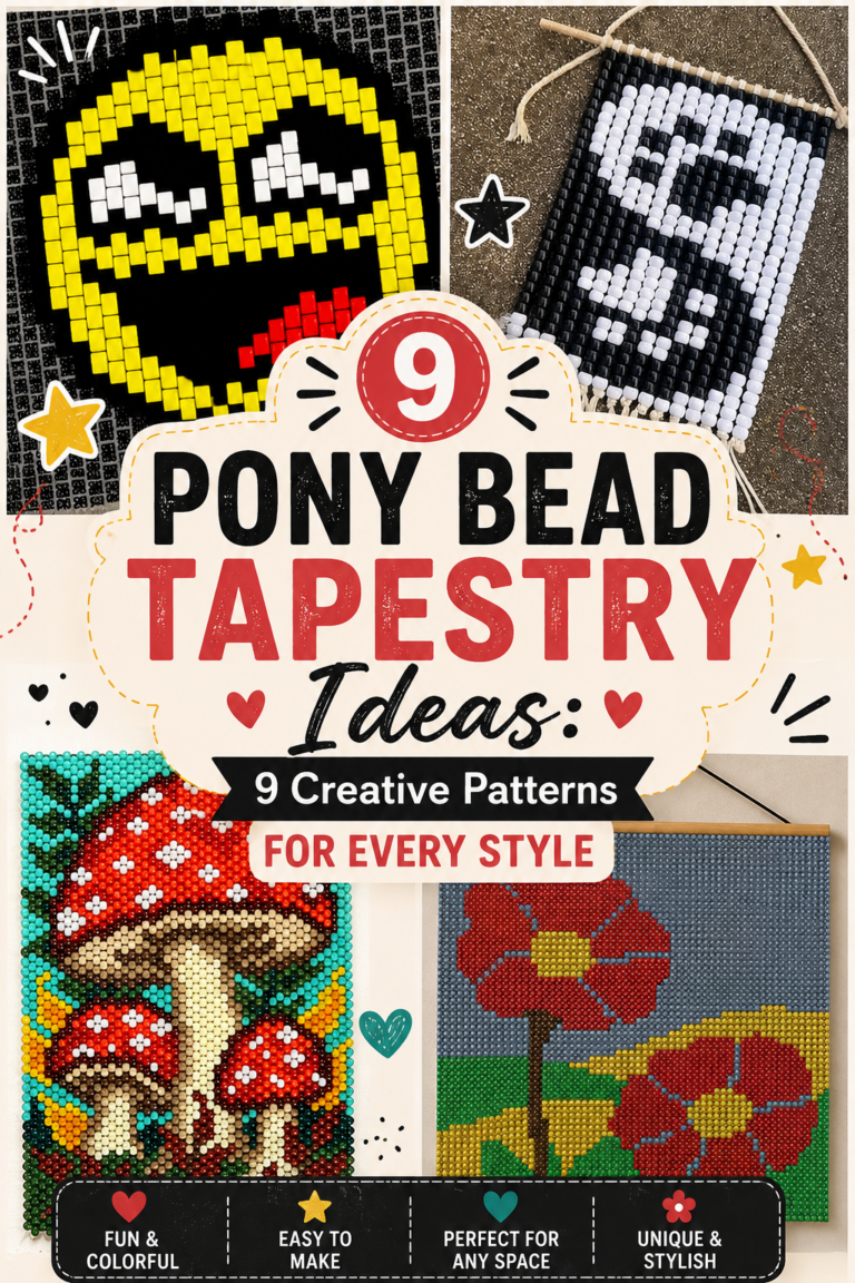 Pony Bead Tapestry Ideas: 9 Creative Patterns for Every Style