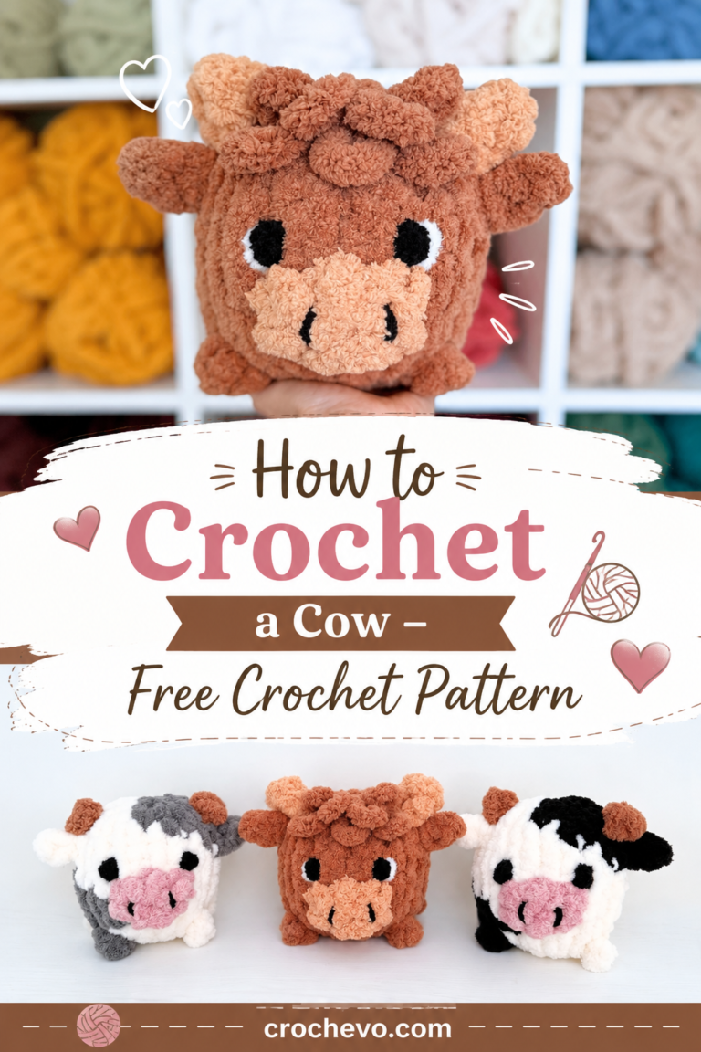 How to Crochet a Cow – Free Crochet Pattern