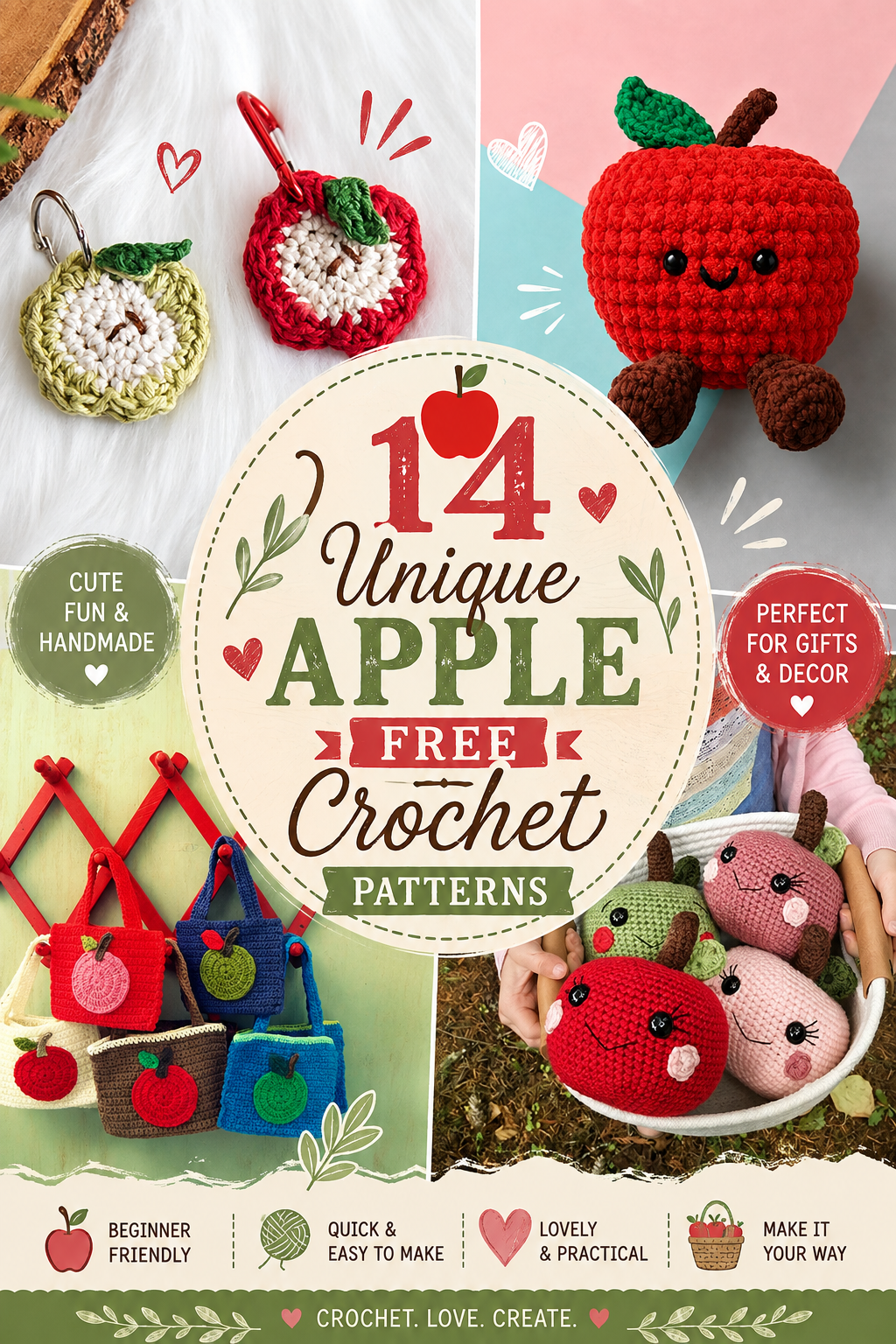 Unique Apple Free Crochet Patterns