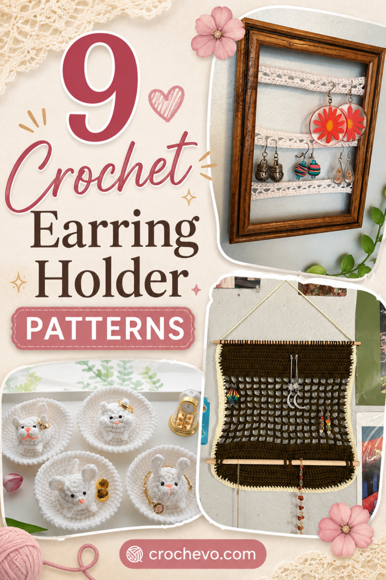 Crochet Earring Holder Patterns