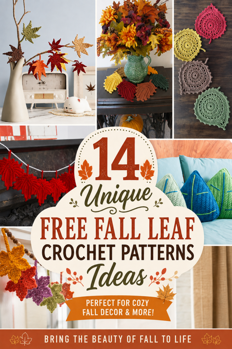 Fall Leaf Crochet Patterns