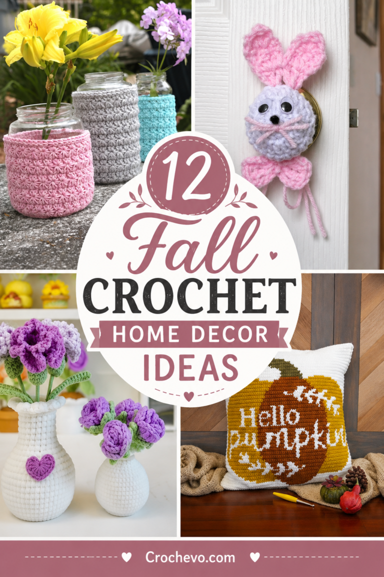 Fall Crochet Home Decor Ideas