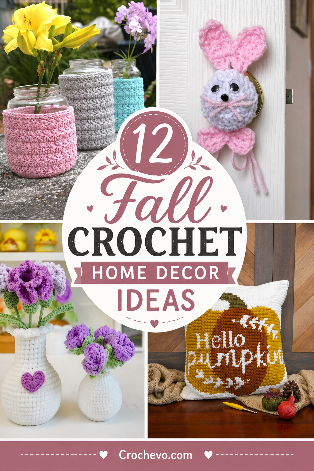 Fall Crochet Home Decor Ideas