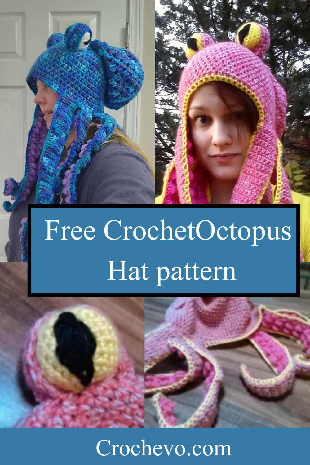 Crochet Octopus Hat