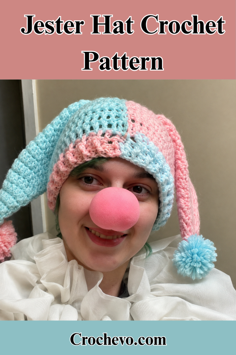 Jester Hat Crochet Pattern – Easy DIY Two-Pointed Hat Tutorial