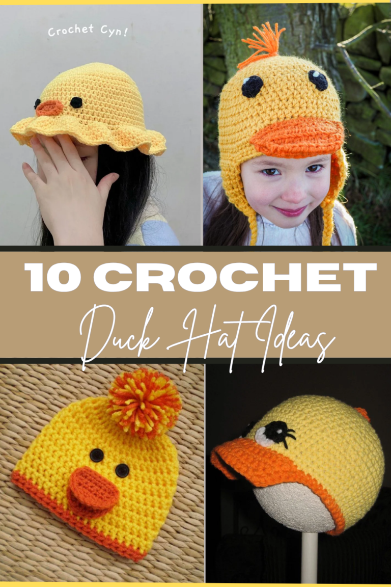 13 Free Crochet Duck Hat Pattern Ideas