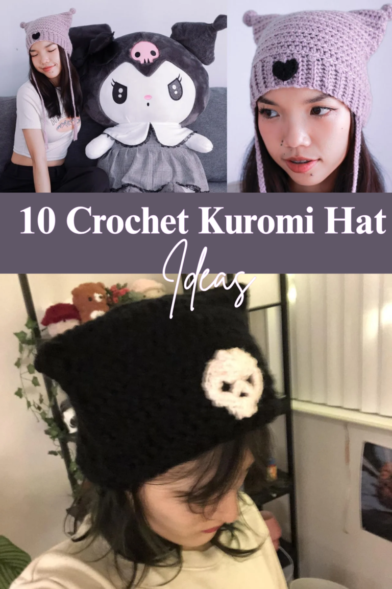 Crochet Kuromi Hat