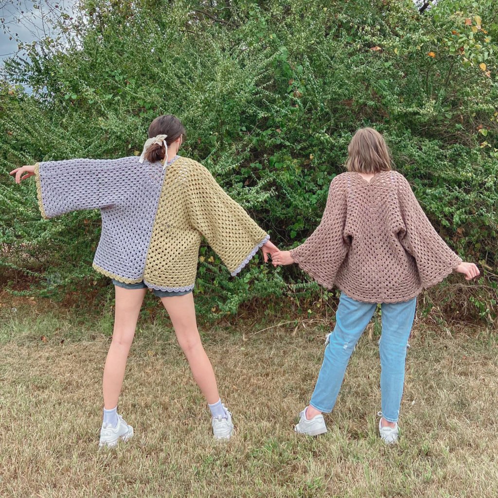 Hexagon Cardigan Crochet