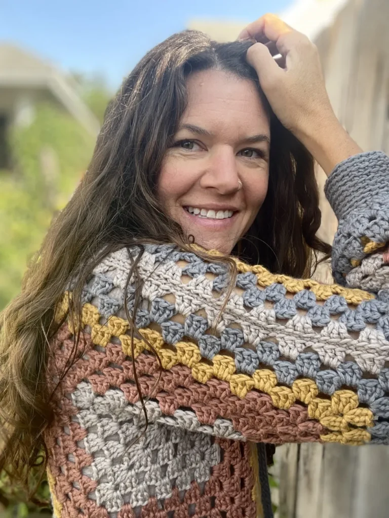 Hexagon Cardigan Crochet