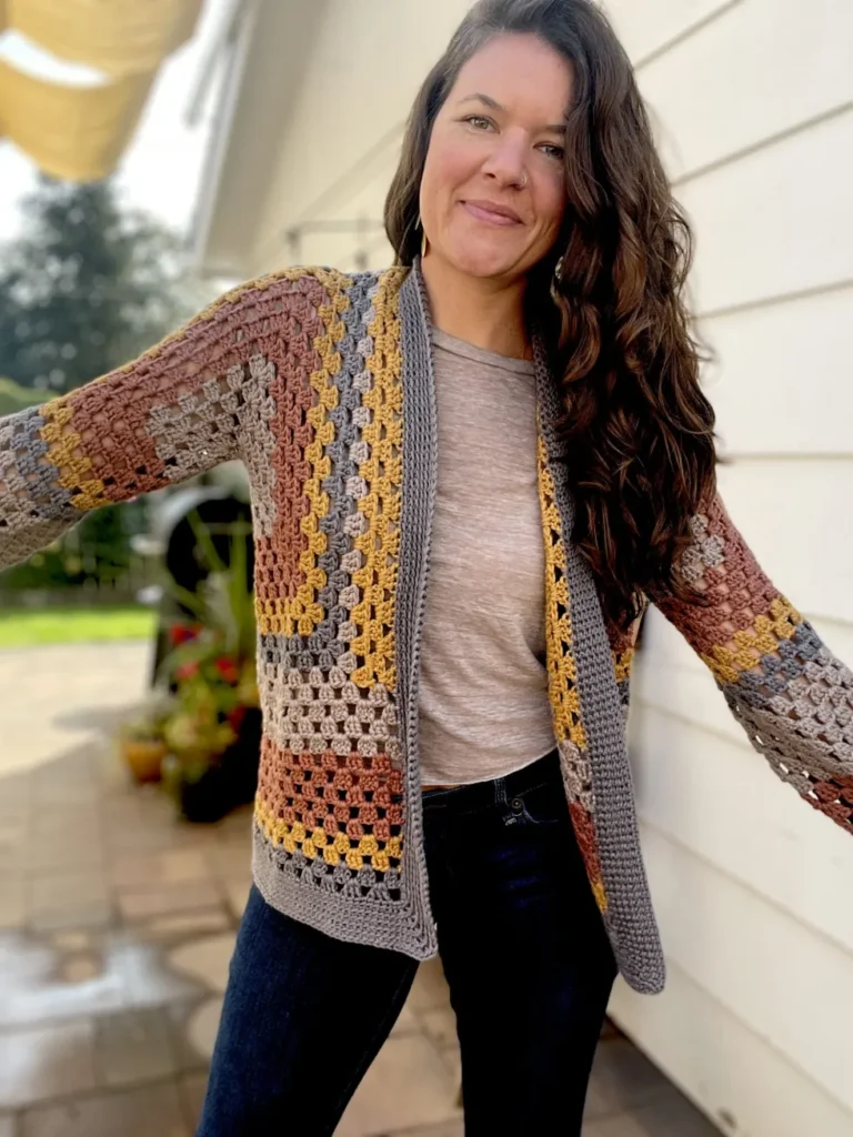 Hexagon Cardigan Crochet