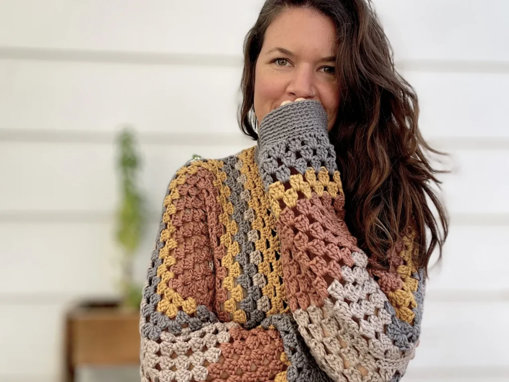 Hexagon Cardigan Crochet