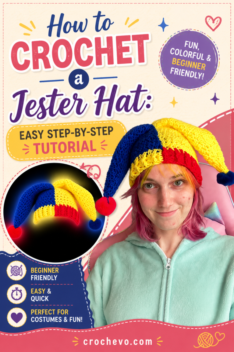 How to Crochet a Jester Hat