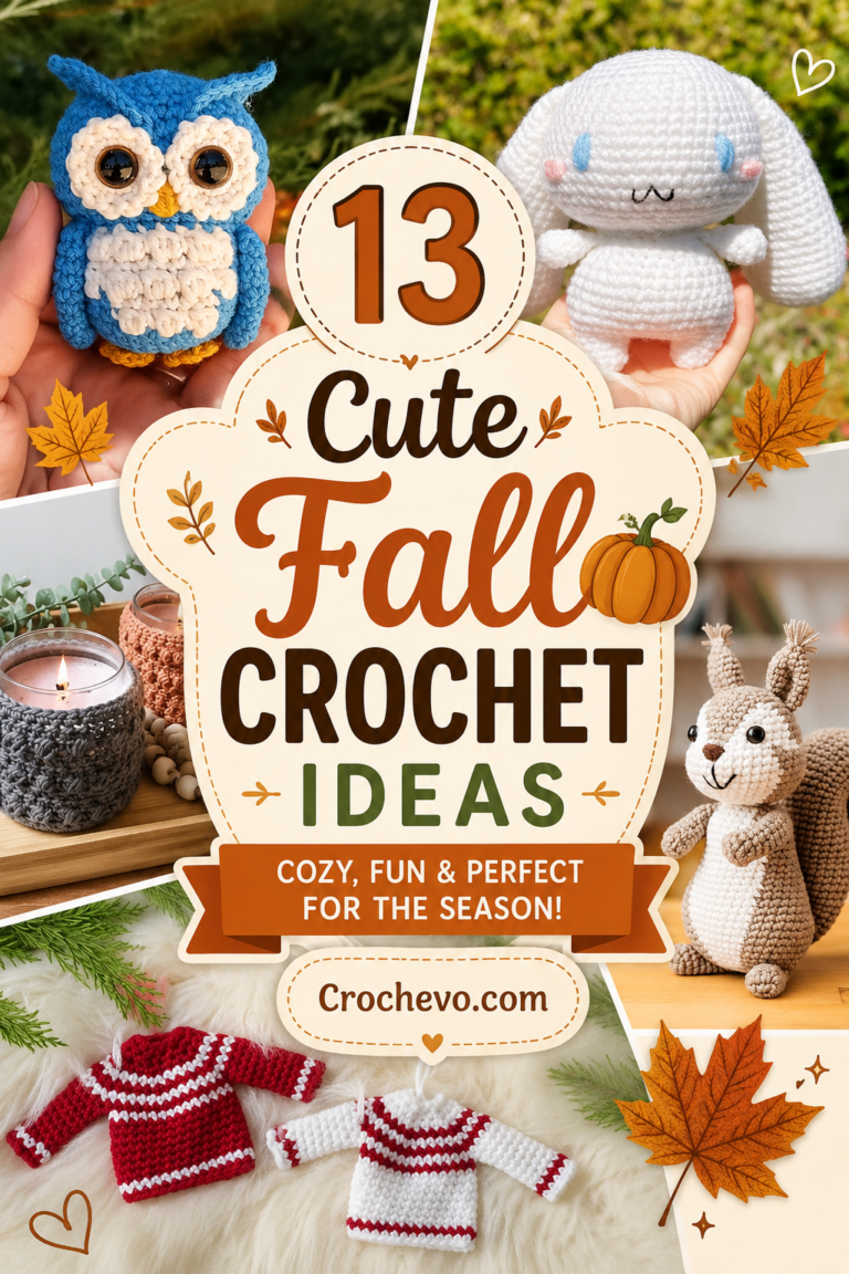 Cute Fall Crochet Ideas