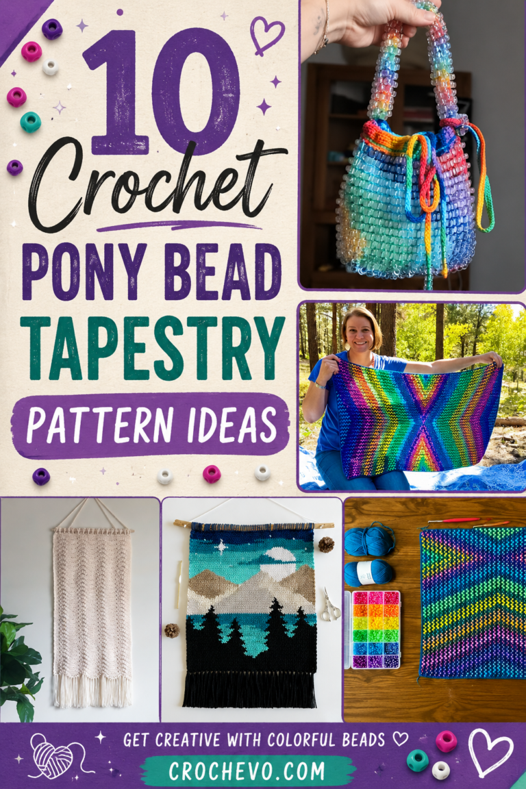 10 Crochet Pony Bead Tapestry Pattern Ideas