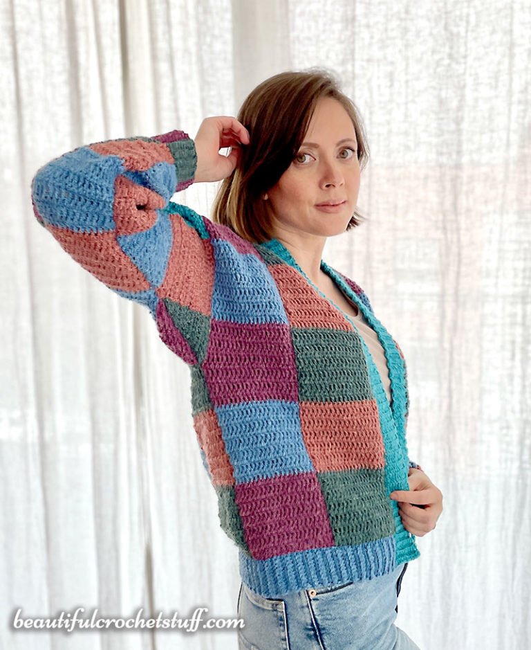 Hexagon Cardigan Crochet