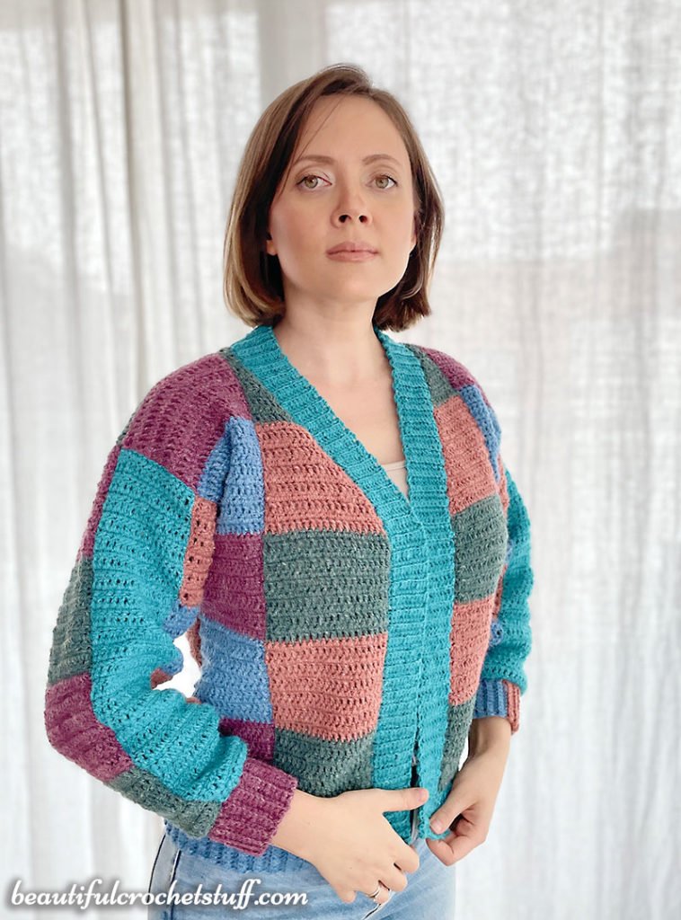 Hexagon Cardigan Crochet