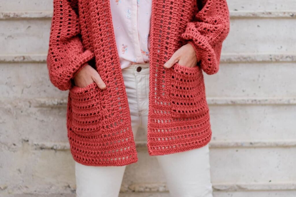 Hexagon Cardigan Crochet