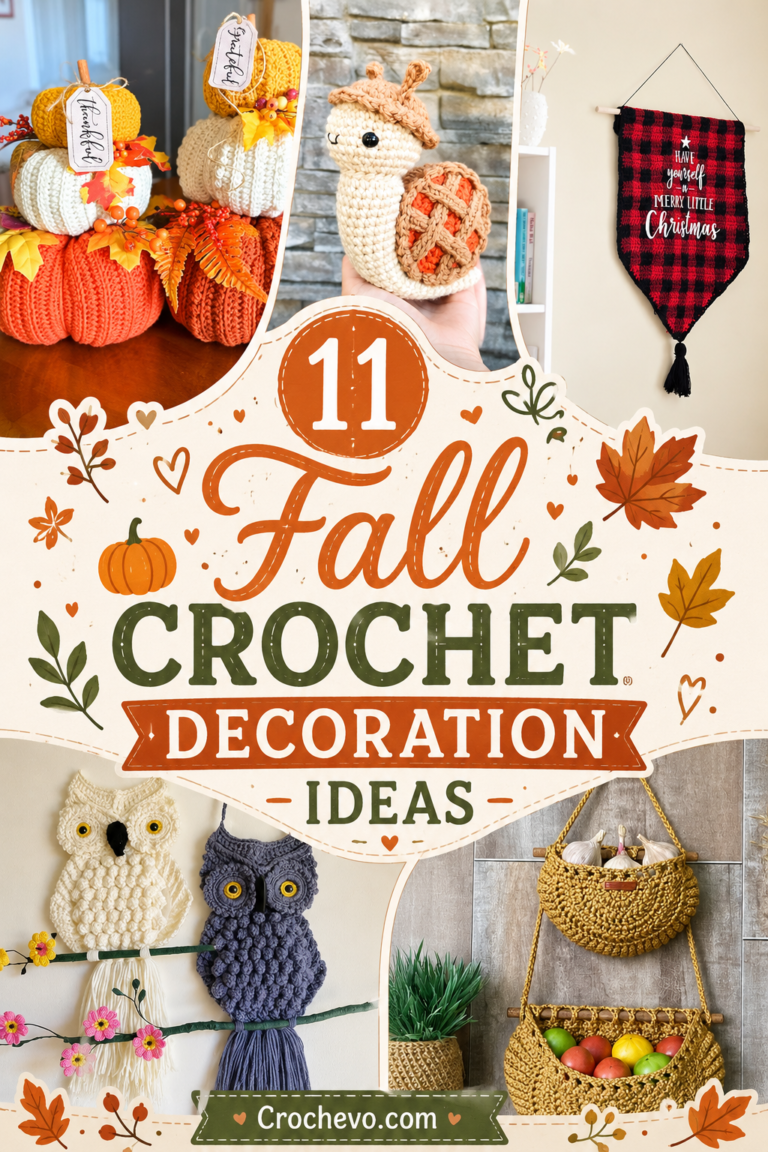 Fall Crochet Decoration Ideas