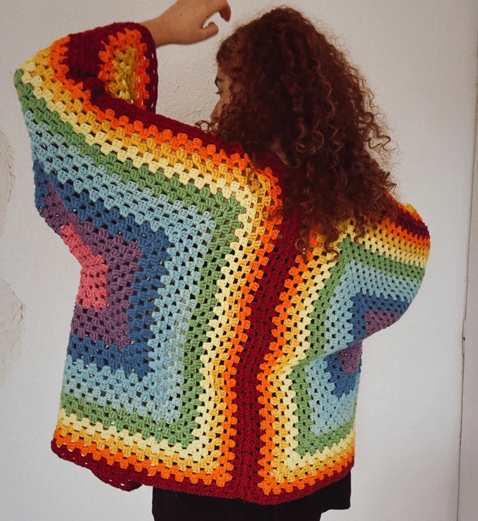 Hexagon Cardigan Crochet