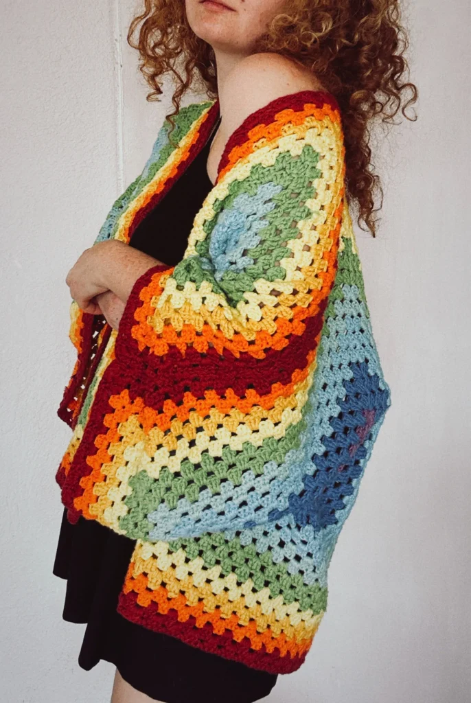 Hexagon Cardigan Crochet