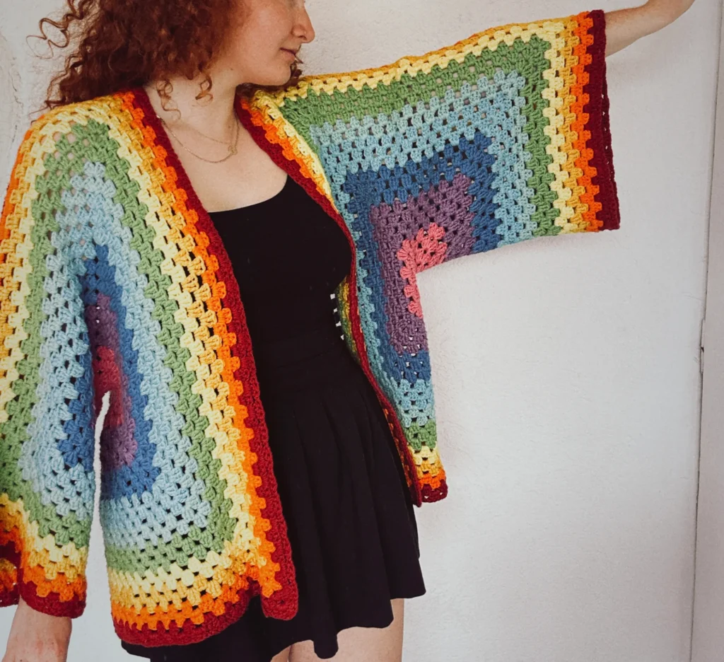 Hexagon Cardigan Crochet