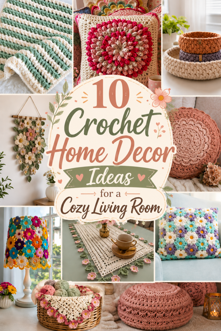 10 Crochet Home Decor Ideas