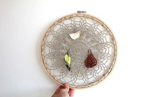 Crochet Earring Holder