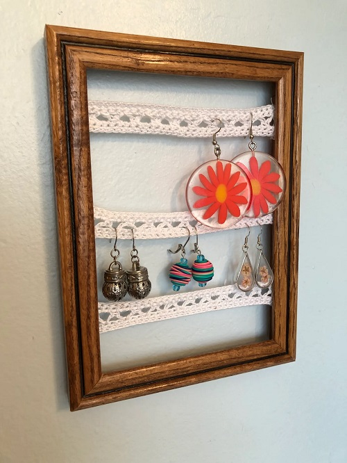 Crochet Earring Holder