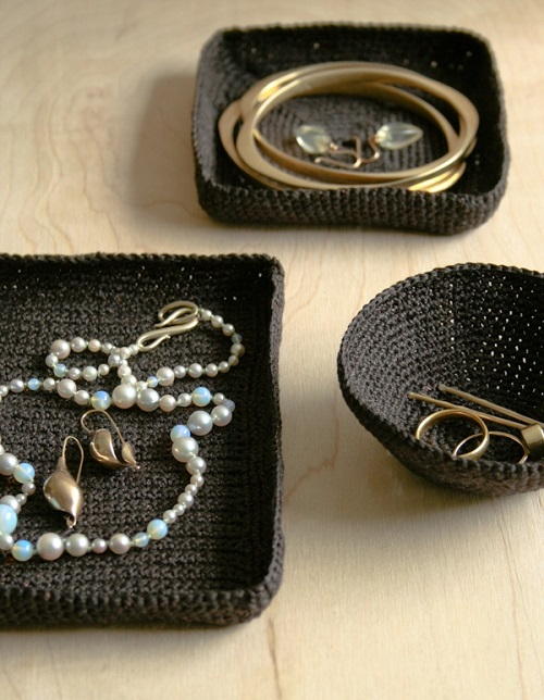 Crochet Earring Holder