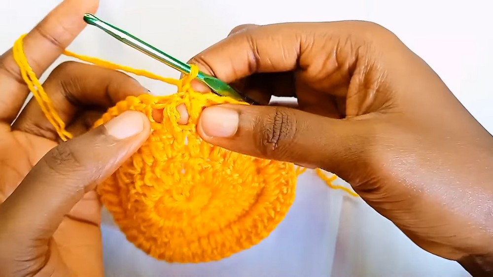 Crochet Ruffle Bucket Hat