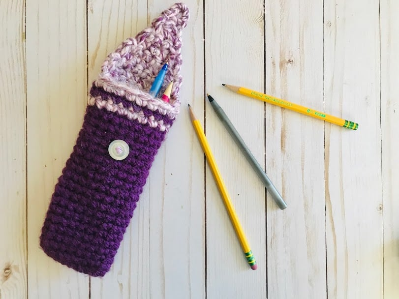 Crochet Pencil Case
