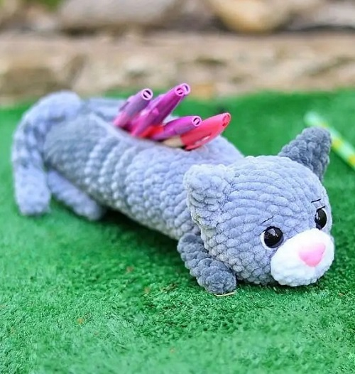 Crochet Pencil Case