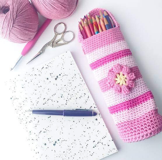 Crochet Pencil Case