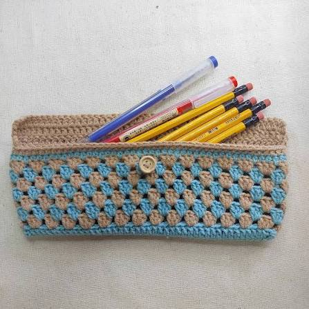 Crochet Pencil Case