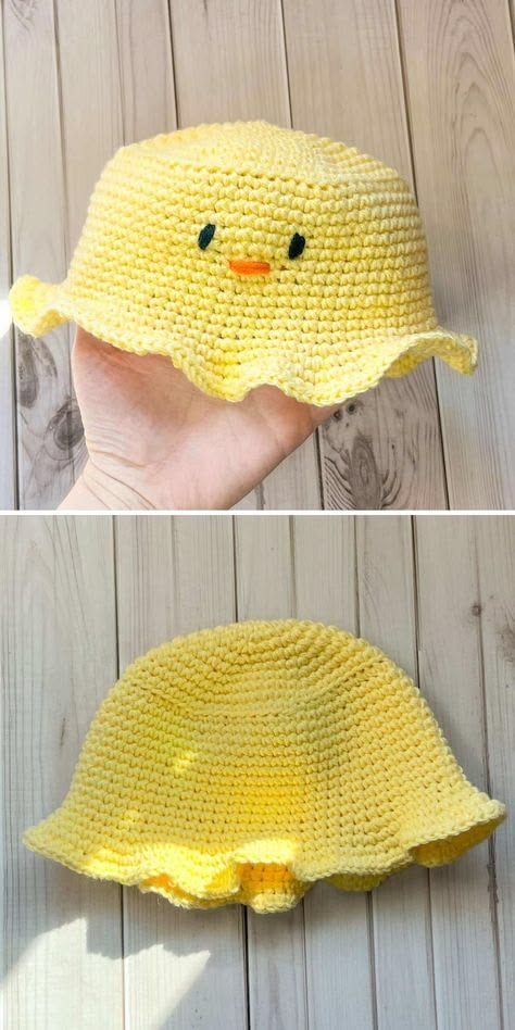 Crochet Duck Hat Pattern