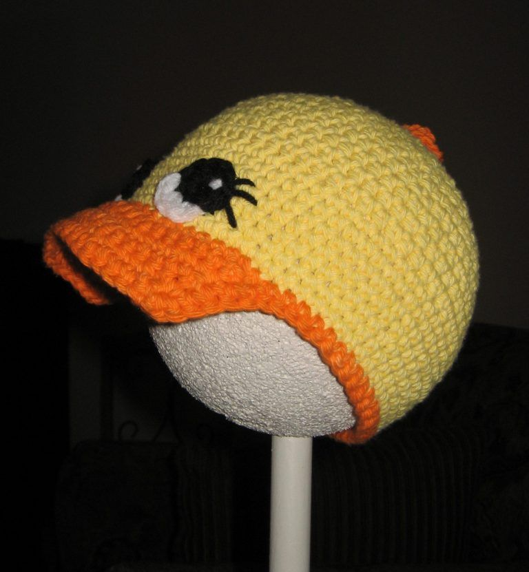 Crochet Duck Hat Pattern
