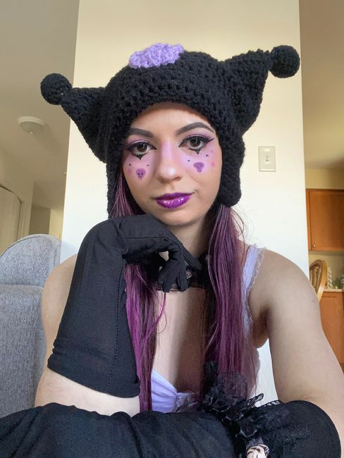 Crochet Kuromi Hat