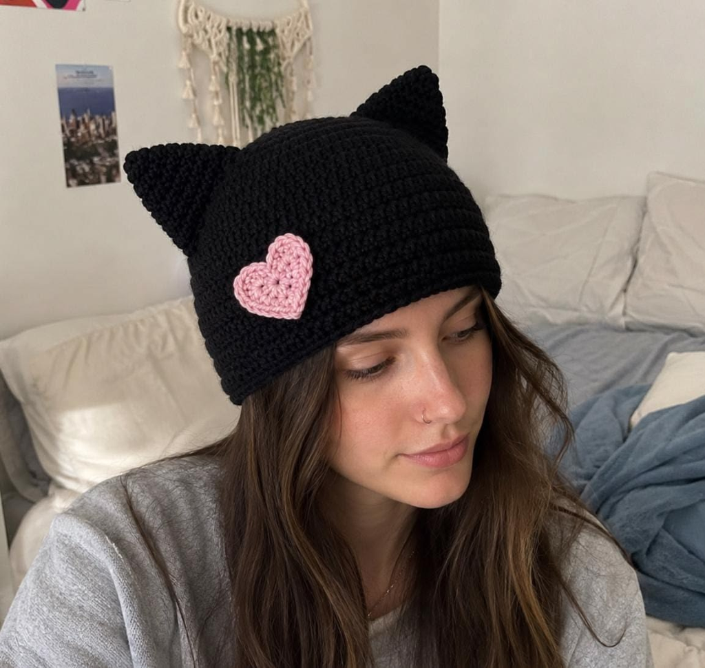 Crochet Kuromi Hat