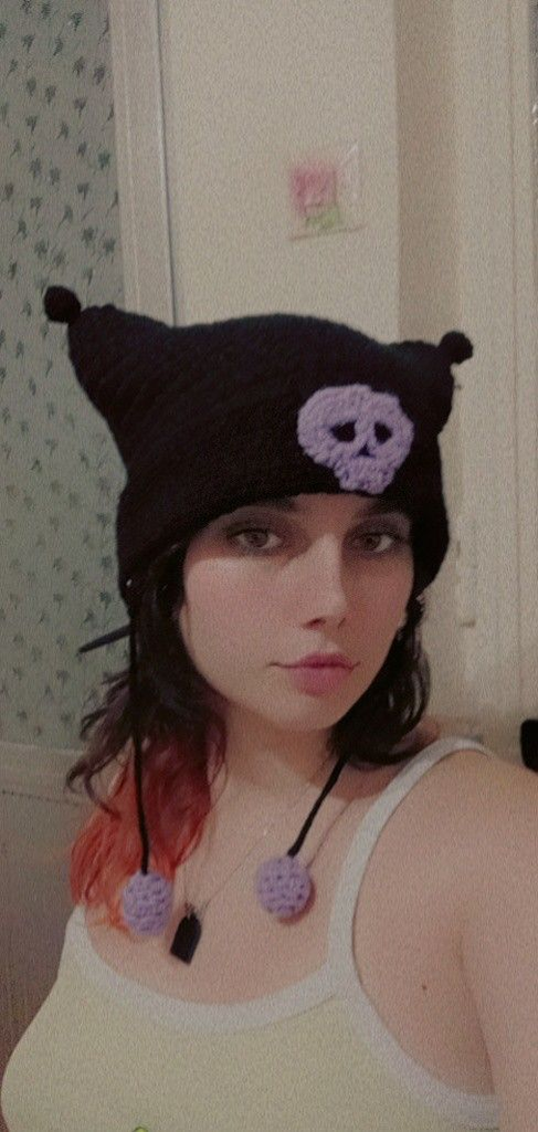 Crochet Kuromi Hat