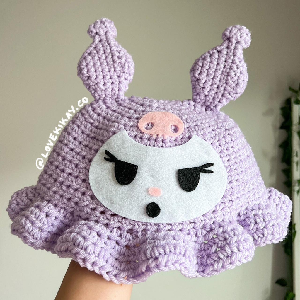 Crochet Kuromi Hat