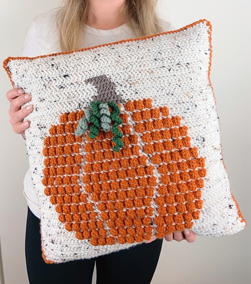 Crochet Fall Pillow Free Patterns