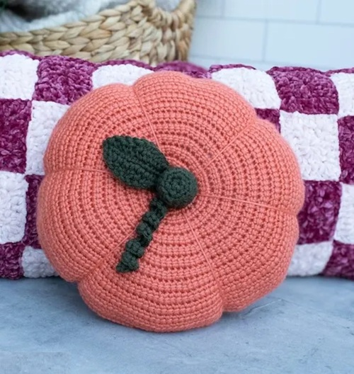 Crochet Fall Pillow Free Patterns