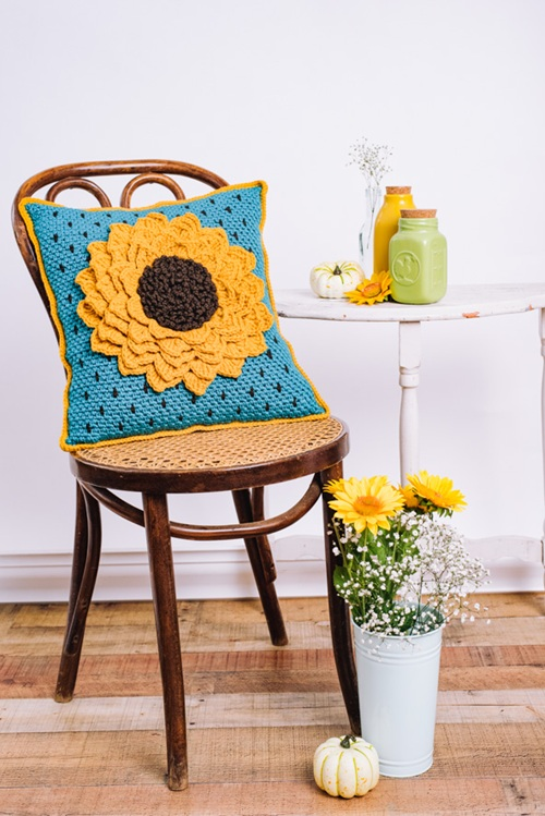 Crochet Fall Pillow Free Patterns
