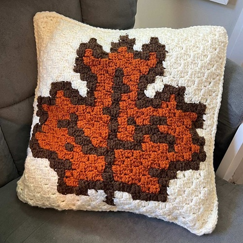 Crochet Fall Pillow Free Patterns