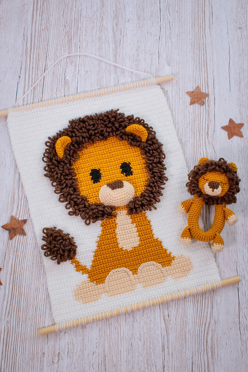 Crochet Animal Wall Hanging Free Patterns