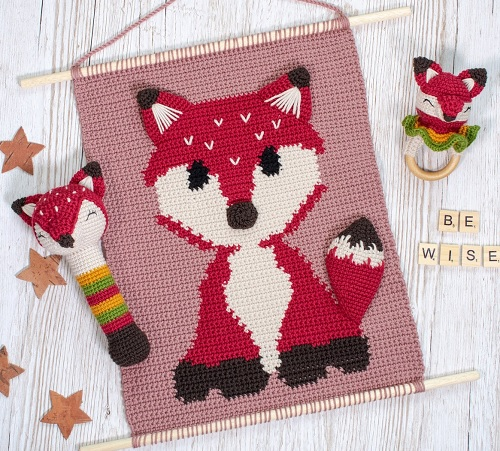 Crochet Animal Wall Hanging Free Patterns