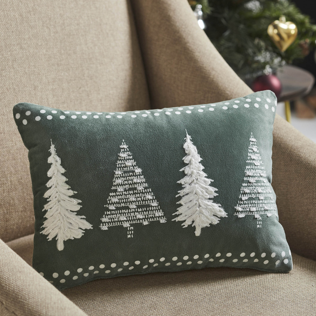 Crochet Christmas Tree Pillow Ideas